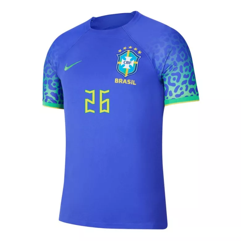 Brazil RODRYGO #26 Away Jersey 2022 - gojersey