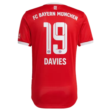 Bayern Munich DAVIES #19 Home Jersey Authentic 2022/23 - gojerseys