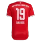 Bayern Munich DAVIES #19 Home Jersey Authentic 2022/23 - goaljerseys