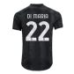 Juventus DI MARIA #22 Away Jersey Authentic 2022/23 - goaljerseys