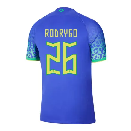 Brazil RODRYGO #26 Away Jersey 2022 - gojerseys