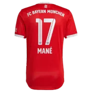 Bayern Munich MANÉ #17 Home Jersey Authentic 2022/23 - goaljerseys