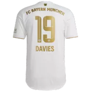 Bayern Munich DAVIES #19 Away Jersey Authentic 2022/23 - goaljerseys