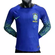 Authentic Brazil Long Sleeve Away Jersey 2022 - goaljerseys