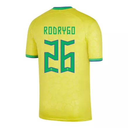 Brazil RODRYGO #26 Home Jersey 2022 - gojerseys