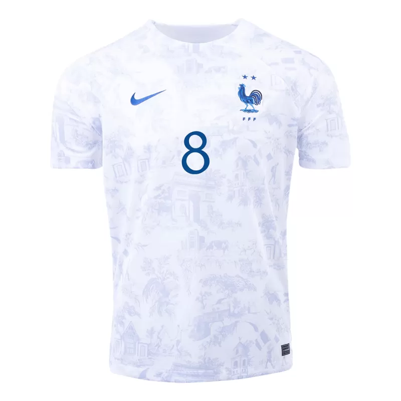 France TCHOUAMENI #8 Away Jersey 2022 - gojersey