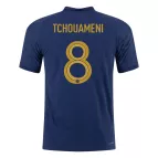France TCHOUAMENI #8 Home Jersey Authentic 2022 - goaljerseys
