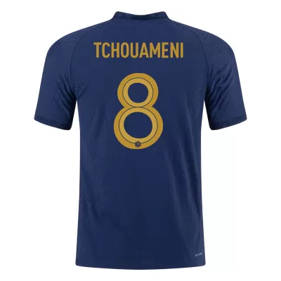 France TCHOUAMENI #8 Home Jersey Authentic 2022 - gojersey