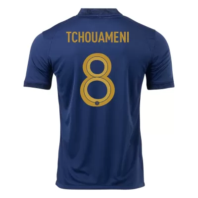 France TCHOUAMENI #8 Home Jersey 2022 - gojersey