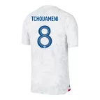 France TCHOUAMENI #8 Away Jersey Authentic 2022 - goaljerseys