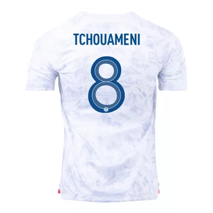 France TCHOUAMENI #8 Away Jersey 2022 - gojerseys