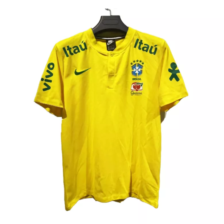 Brazil Polo Shirt 2022 - Yellow - gojersey