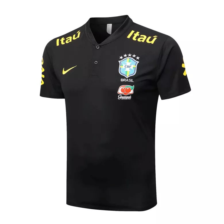 Brazil Polo Shirt 2022 - Black - gojersey