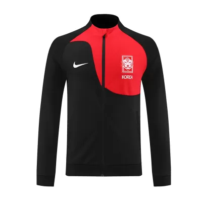 South Korea Training Jacket 2022/23 Black&Red - gojersey