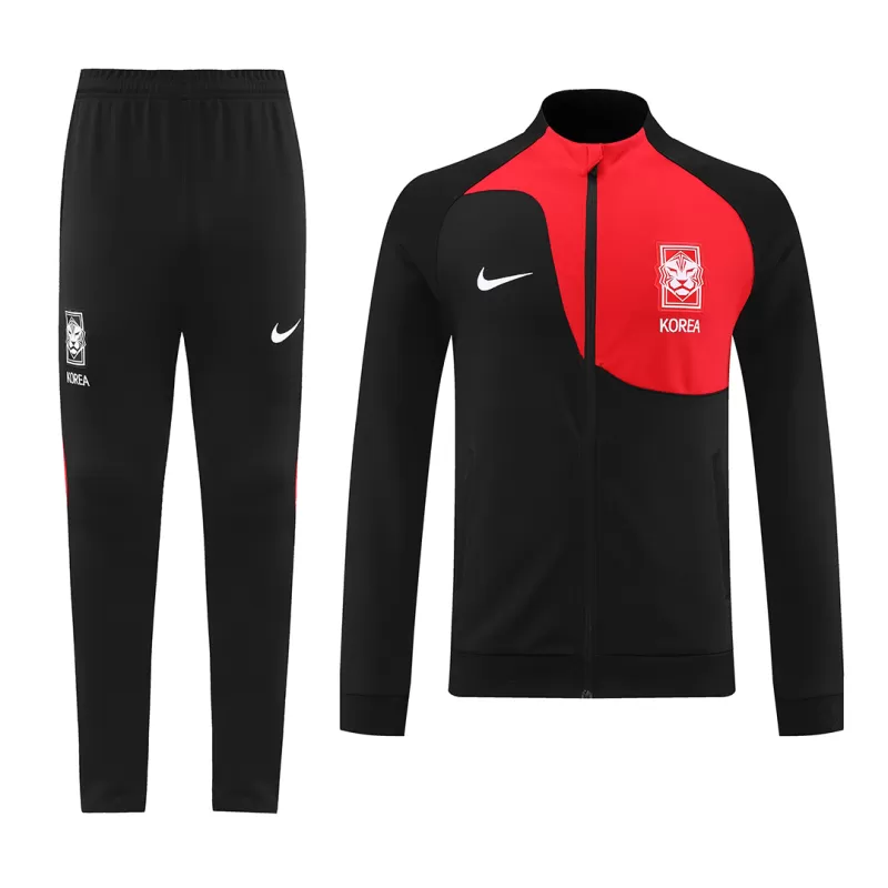 South Korea Training Kit 2022 - Black&Red - gojersey