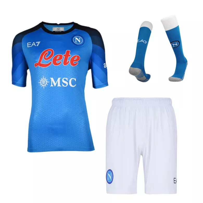 Napoli Home Jersey Kit 2022/23 (Jersey+Shorts+Socks) - gojersey
