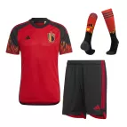 Belgium Home Jersey Kit 2022 (Jersey+Shorts+Socks) - goaljerseys