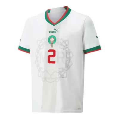Morocco  HAKIMI #2 Away Jersey 2022 - gojersey