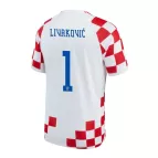 Croatia LIVAKOVIĆ #1 Home Jersey 2022 - goaljerseys