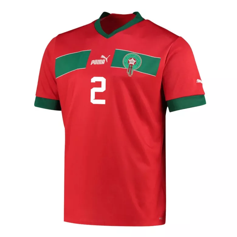 Morocco  HAKIMI #2 Home Jersey 2022 - gojersey