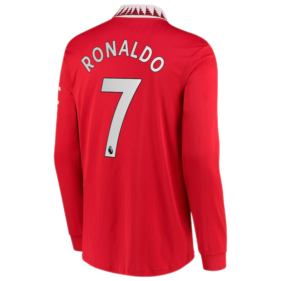 2022-2023 Real Madrid Authentic Long Sleeve Away Shirt (RONALDO 7)