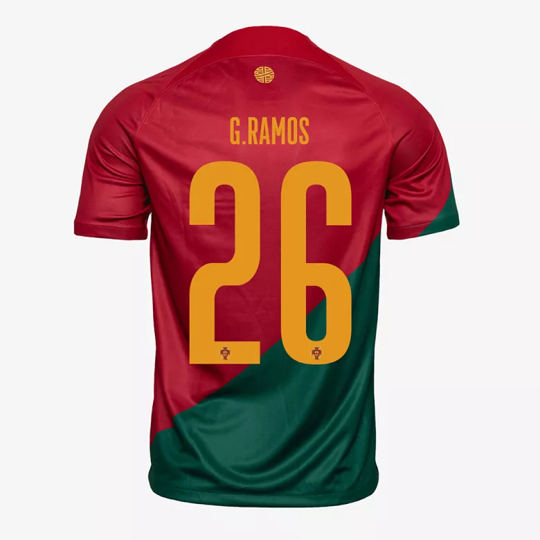 Portugal G.RAMOS #26 Home Jersey 2022 - gojersey