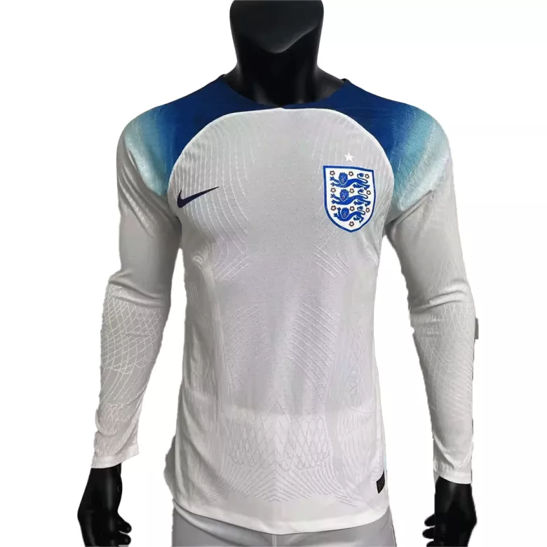 Authentic England Long Sleeve Home Jersey 2022 - gojersey