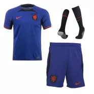 Netherlands Away Jersey Kit 2022 (Jersey+Shorts+Socks) - goaljerseys