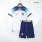 England Home Jersey Kit 2022 Kids(Jersey+Shorts) - goaljerseys