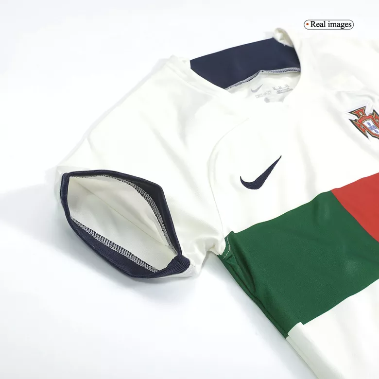 Portugal Away Jersey Kit 2022/23 Kids(Jersey+Shorts) - gojerseys