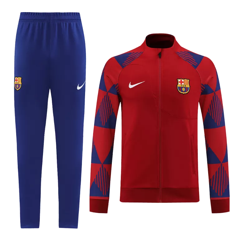 Barcelona Training Kit 2022/23 - Red (Jacket+Pants) - gojersey