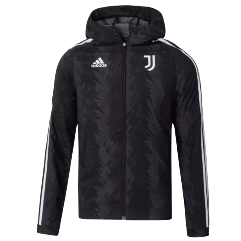 Juventus Hoodie Windbreaker 2022 - Black - gojersey