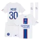 PSG MESSI #30 Third Away Jersey Kit 2022/23 Kids(Jersey+Shorts+Socks) - goaljerseys