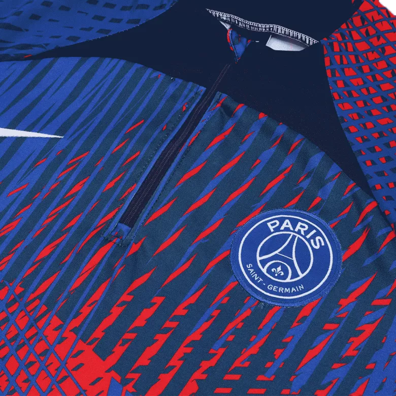 PSG Sweatshirt Kit 2022/23 - Blue&Red (Top+Pants) - gojersey