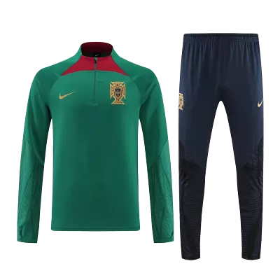 Portugal Sweatshirt Kit 2022 - Green (Top+Pants) - gojersey