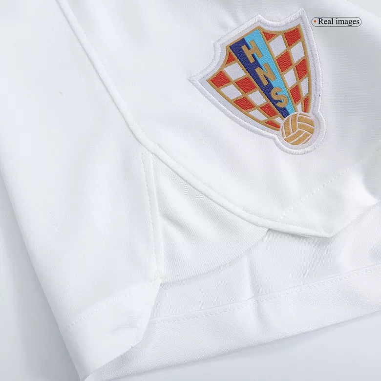 Croatia Home Soccer Shorts 2022 - gojersey