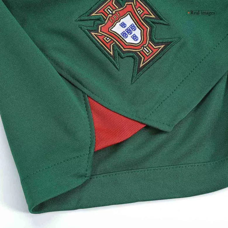 Portugal Home Soccer Shorts 2022 - gojersey