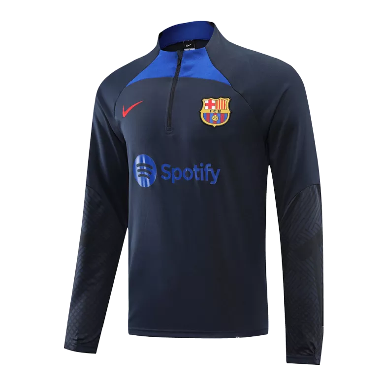 Barcelona Sweatshirt Kit 2022/23 - Navy (Top+Pants) - gojersey