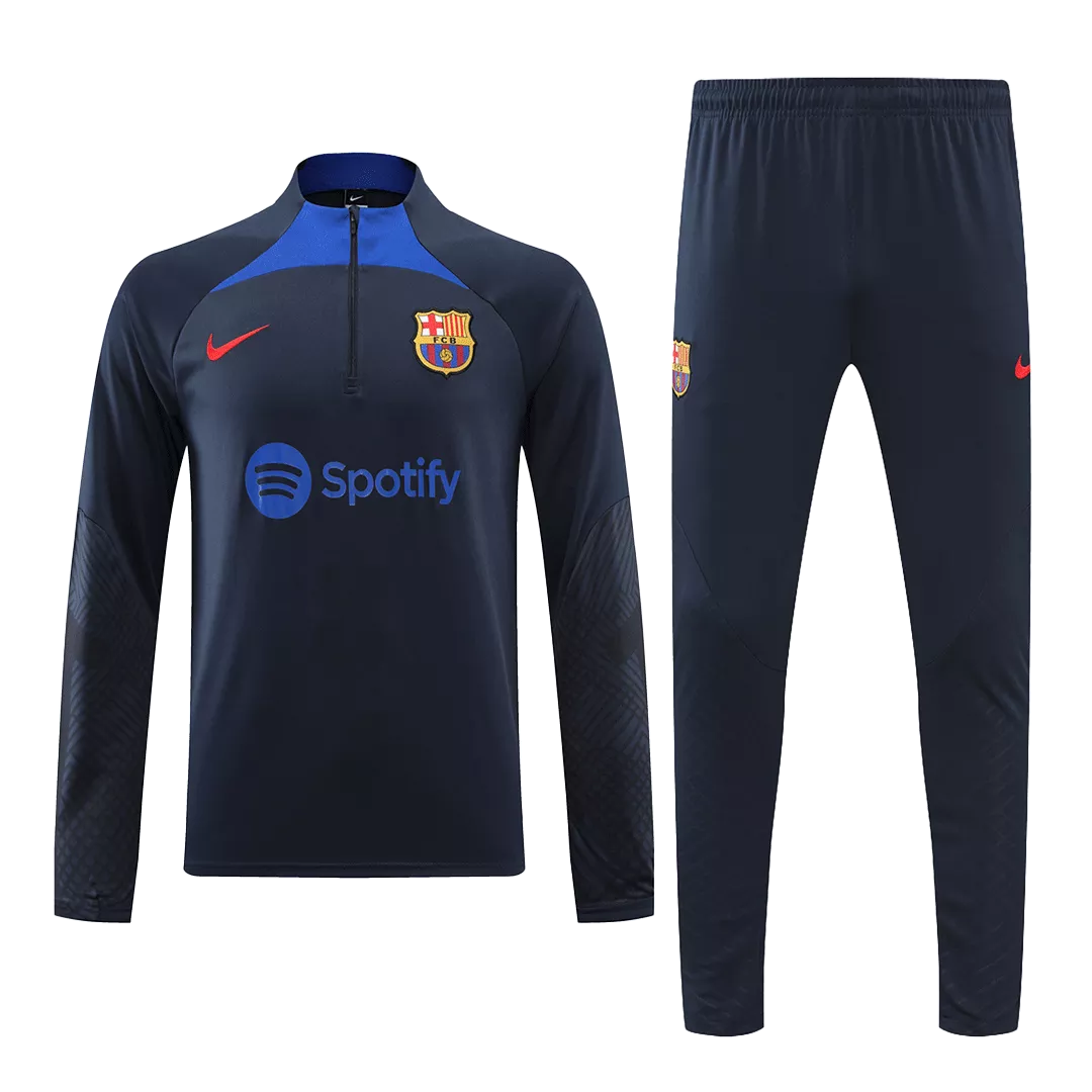 Barcelona Sweatshirt Kit 2022/23 - Navy (Top+Pants)