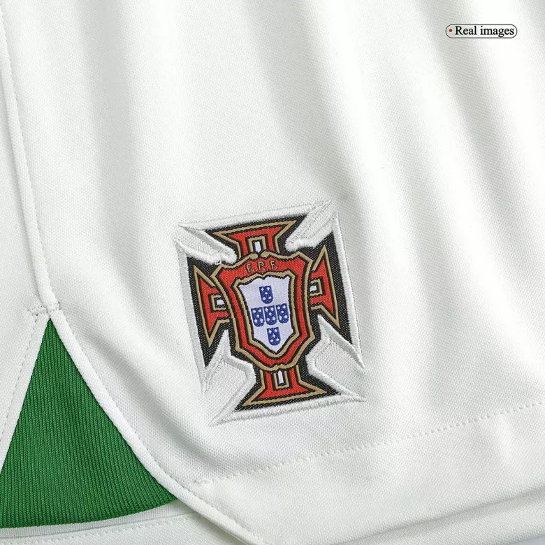 Portugal Away Soccer Shorts 2022 - gojersey