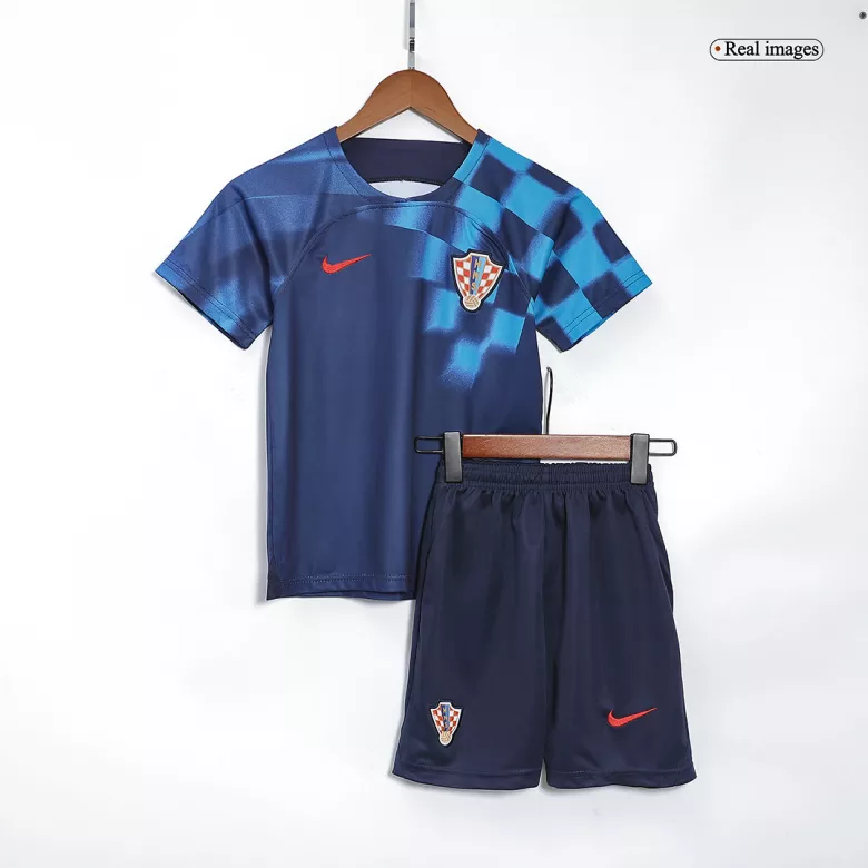Croatia Away Jersey Kit 2022 Kids(Jersey+Shorts) - gojersey