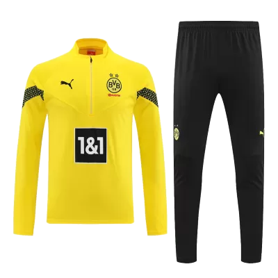 Borussia Dortmund Sweatshirt Kit 2022/23 - Yellow (Top+Pants) - gojersey