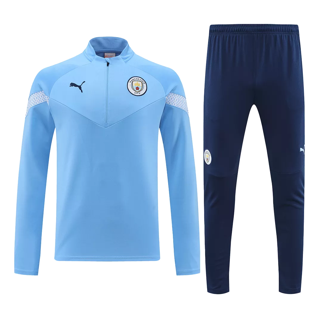 Manchester City Sweatshirt Kit 2022/23 - Blue (Top+Pants)