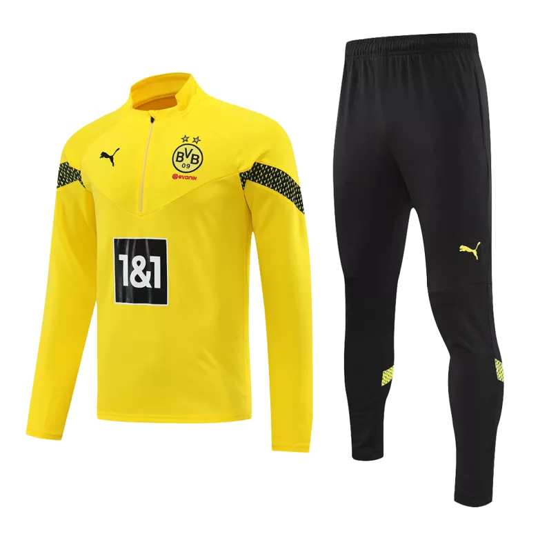 Borussia Dortmund Sweatshirt Kit 2022/23 - Yellow (Top+Pants) - gojersey