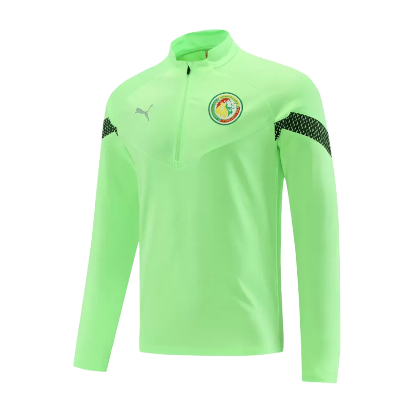Senegal Sweatshirt Kit 2022/23 - Green (Top+Pants) with Green available at gogoalshop