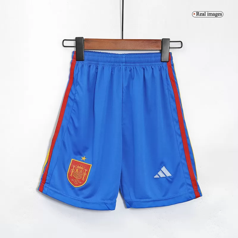 Spain Away Jersey Kit 2022/23 Kids(Jersey+Shorts) - gojersey