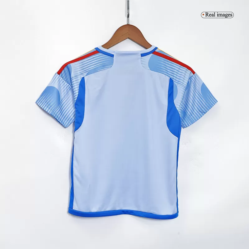 Spain Away Jersey Kit 2022/23 Kids(Jersey+Shorts) - gojersey