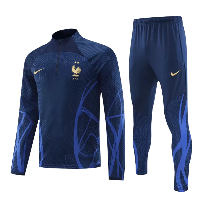 France Sweatshirt Kit 2022 - Navy (Top+Pants) - gojersey