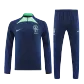 Brazil Sweatshirt Kit 2022 - Navy (Top+Pants) - goaljerseys