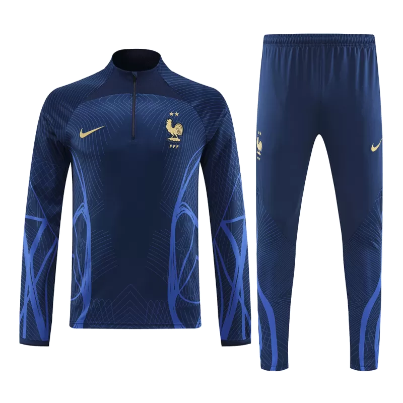 France Sweatshirt Kit 2022 - Navy (Top+Pants) - gojersey